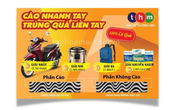 In thẻ cào chất lượng cao với công nghệ hiện đại